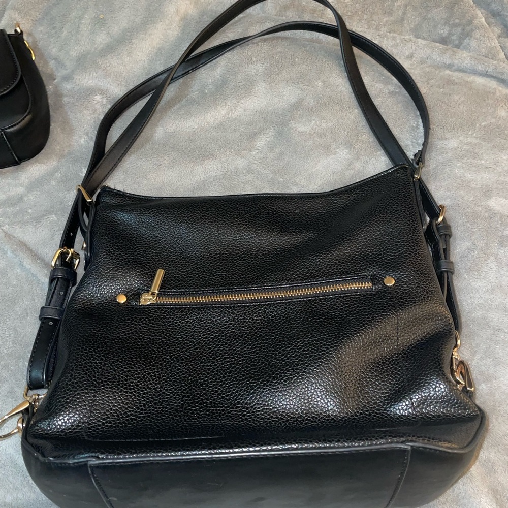 Black over the shoulder purse